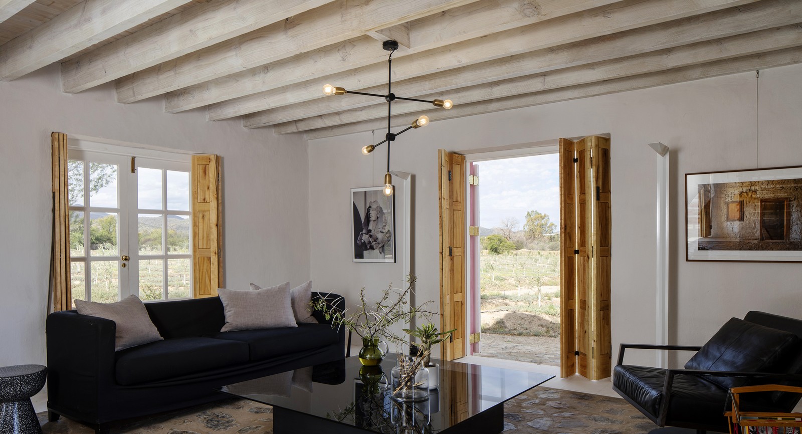 Buffelsdrift pink building — interior